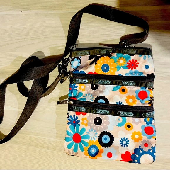 LeSportsac Floral Crossbody Bag - Multicolor - Picture 1 of 3
